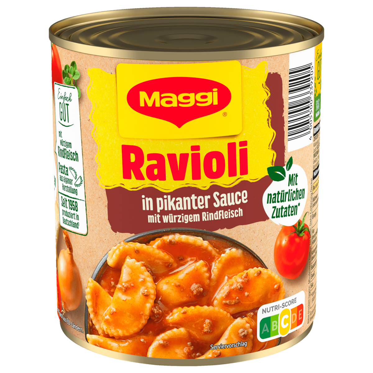 Maggi Ravioli in pikanter Sauce mit Fleisch 800g