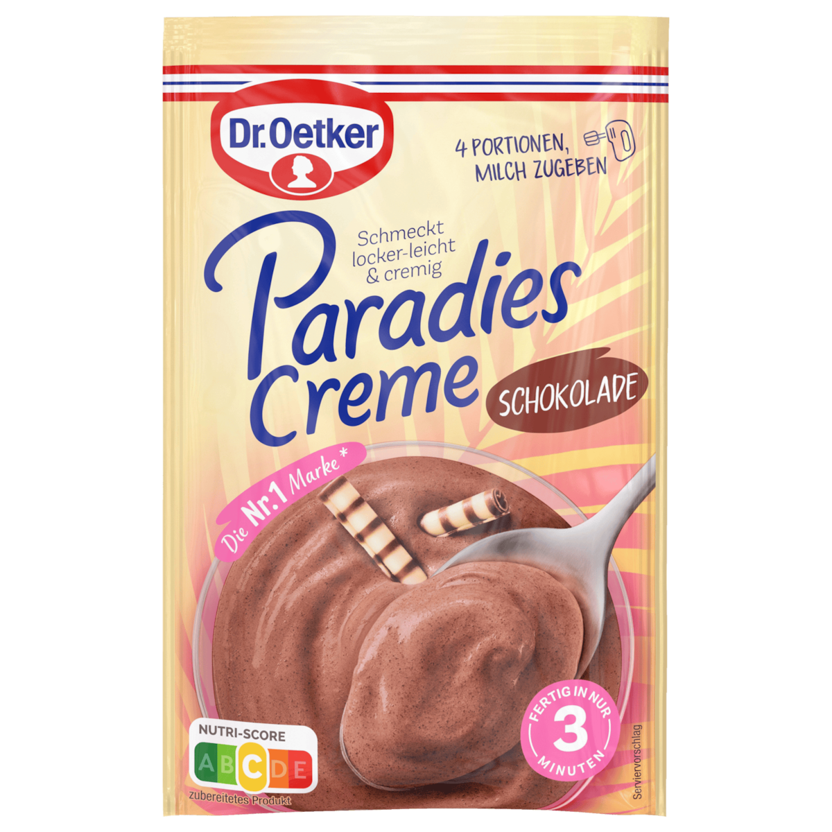 Dr. Oetker Paradiescreme Dessert Schokolade 74g