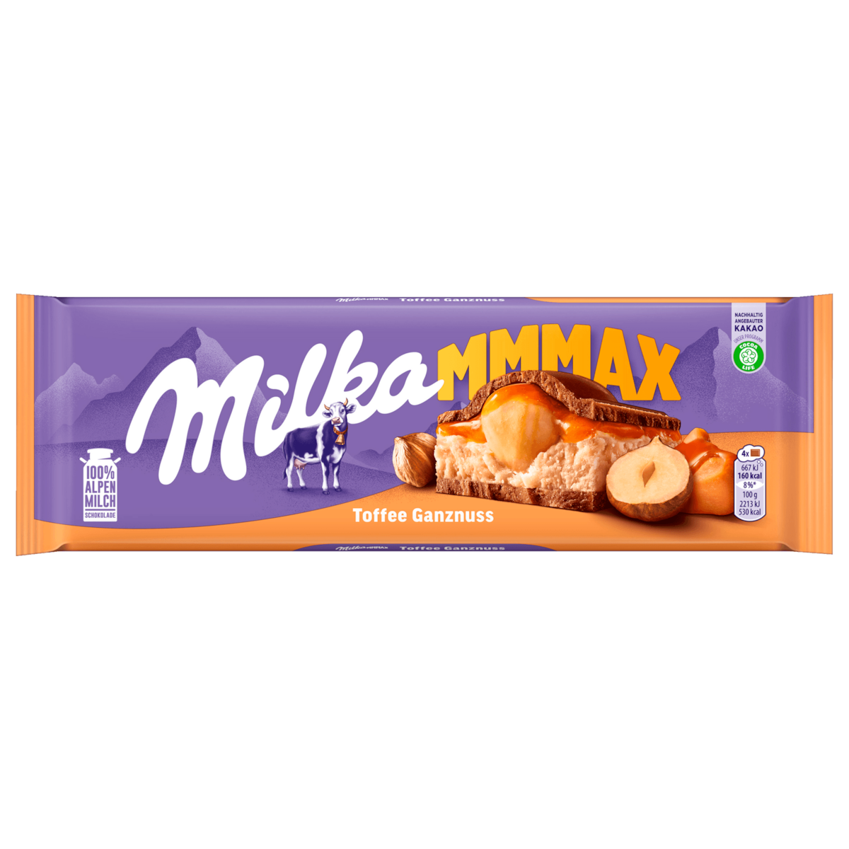 Milka Schokolade Toffee Ganznuss 300g