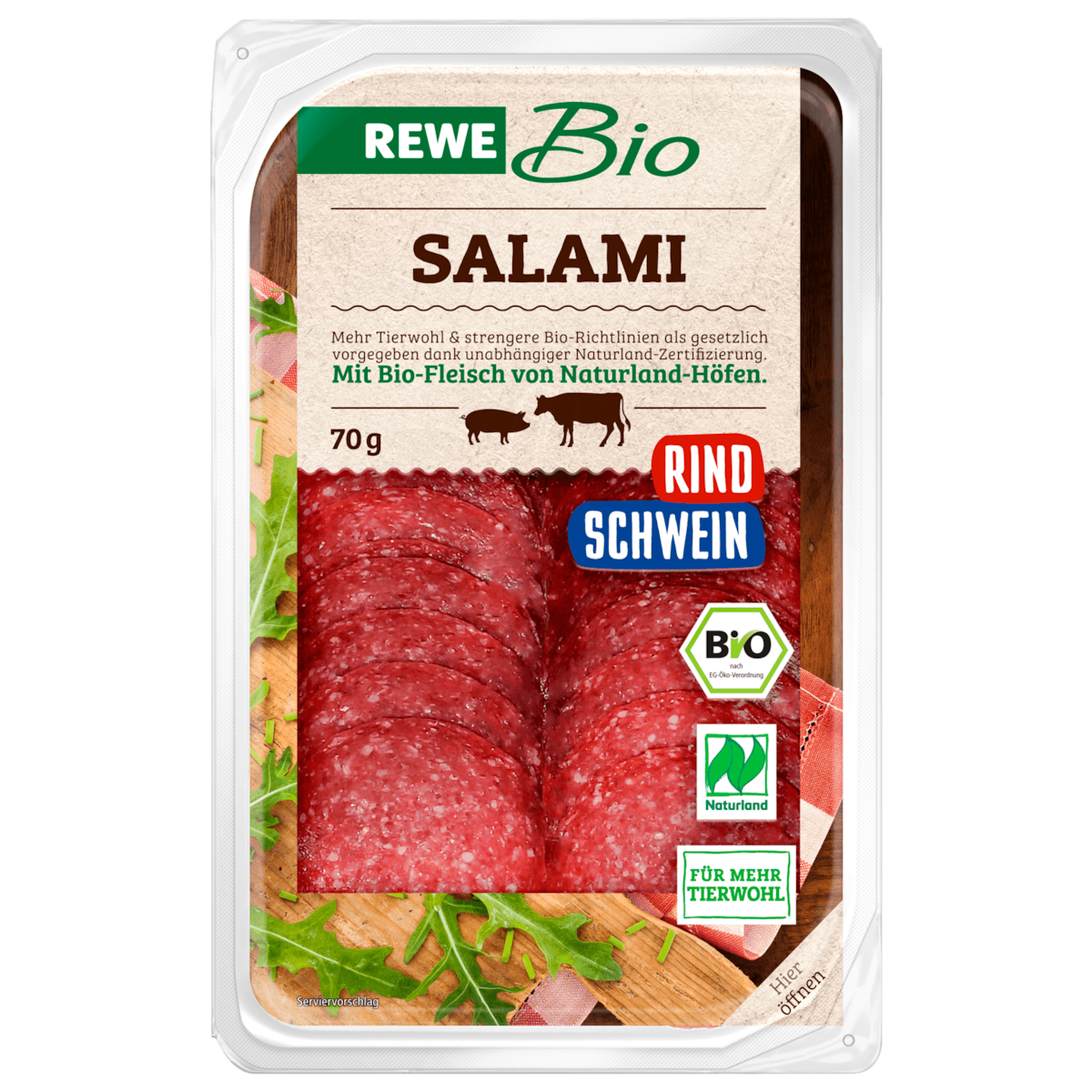 REWE Bio Salami 70g