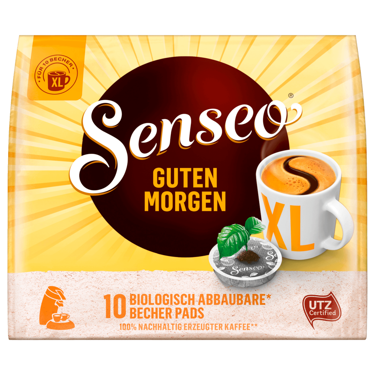 Senseo Kaffeepads Guten Morgen 125g, 10 Pads