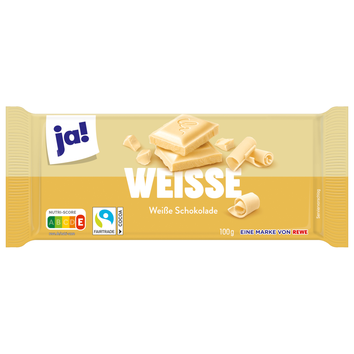 ja! Weiße Schokolade 100g