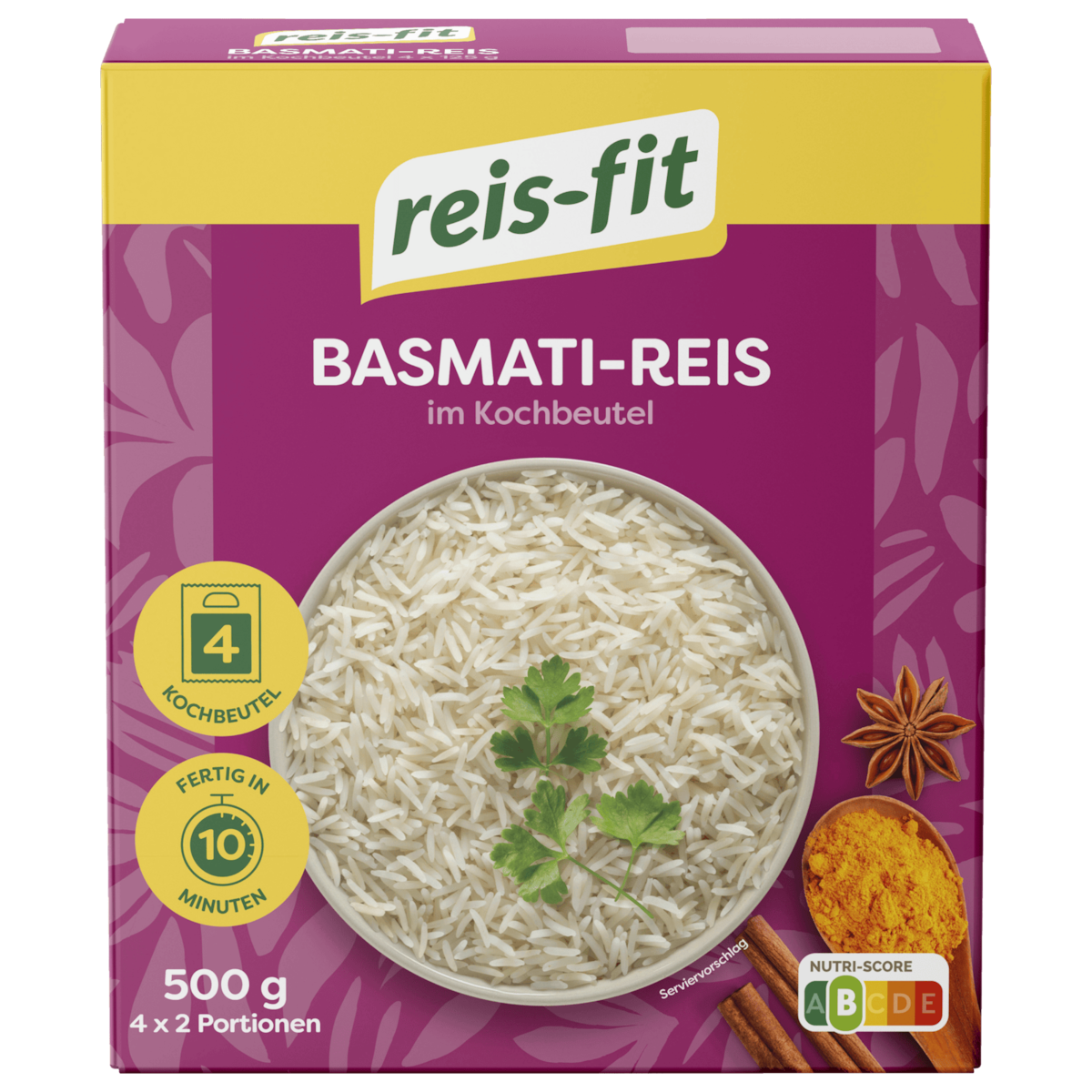 Reis-fit Basmati-Reis 4x125g