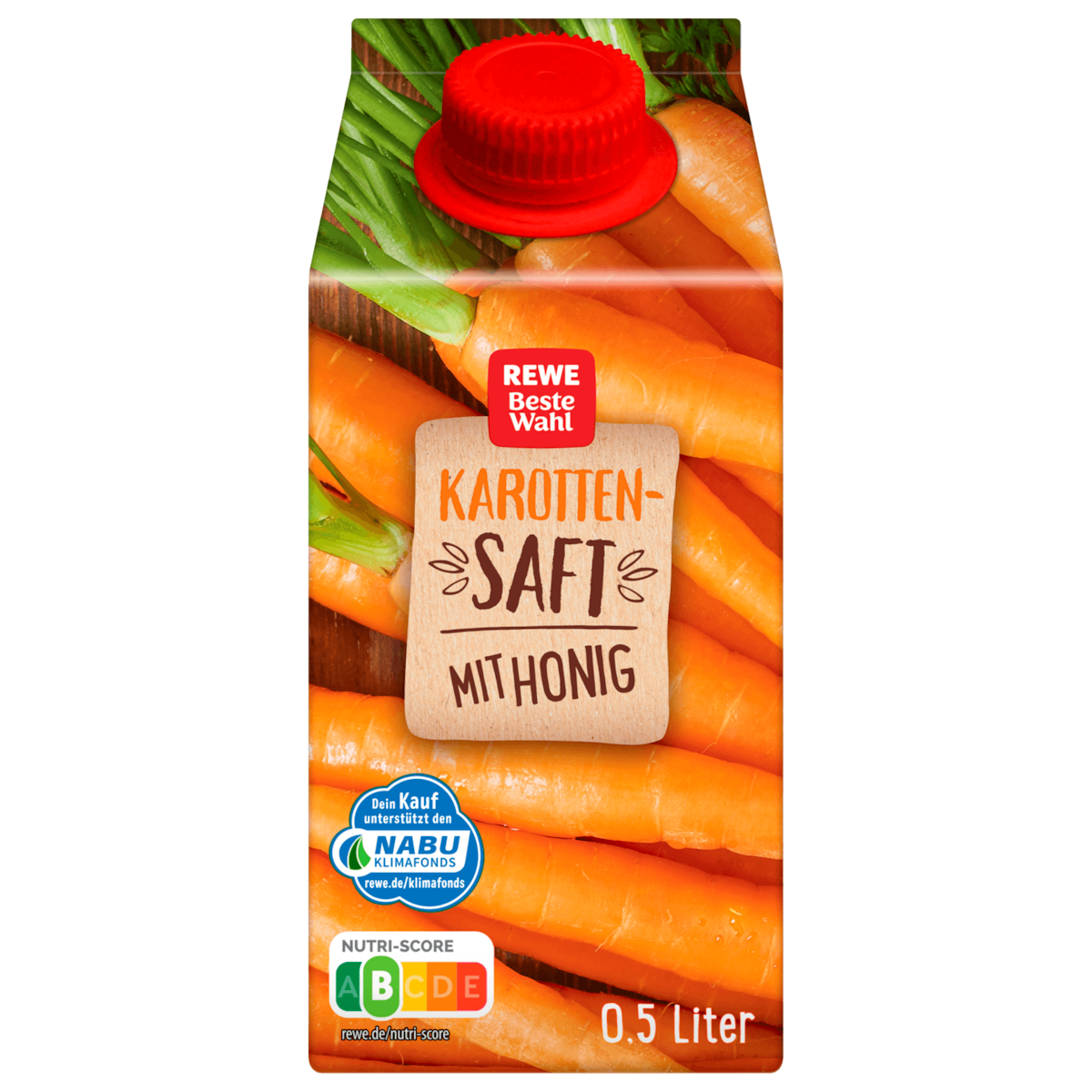 REWE Beste Wahl Karottensaft mit Honig 0,5l