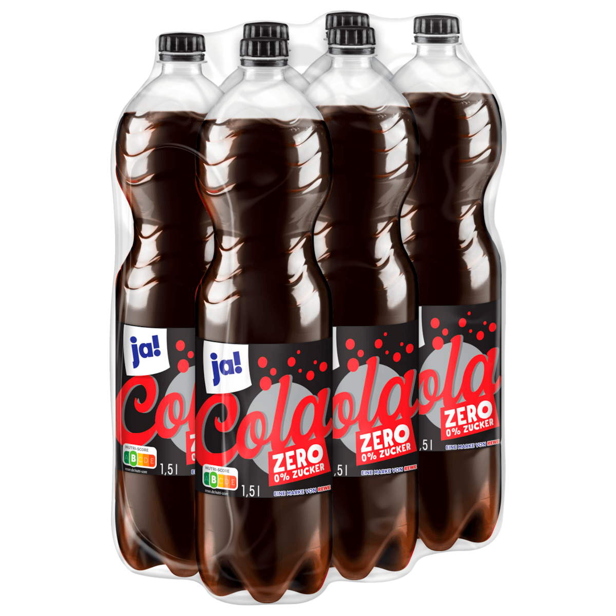 ja! Cola ohne Zucker 6x1,5l