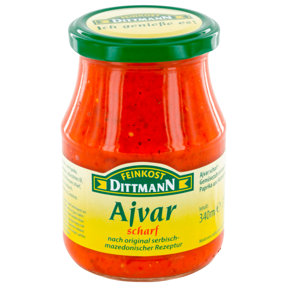 Feinkost Dittmann Ajvar scharf 340ml