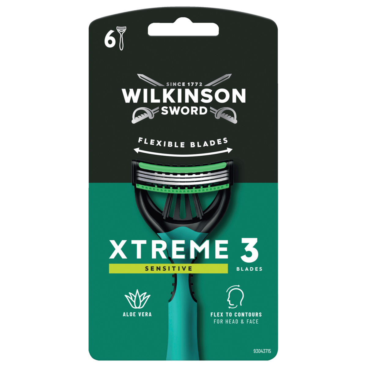 Wilkinson Sword Rasierer Xtreme 3 Sensitive 6 Stück