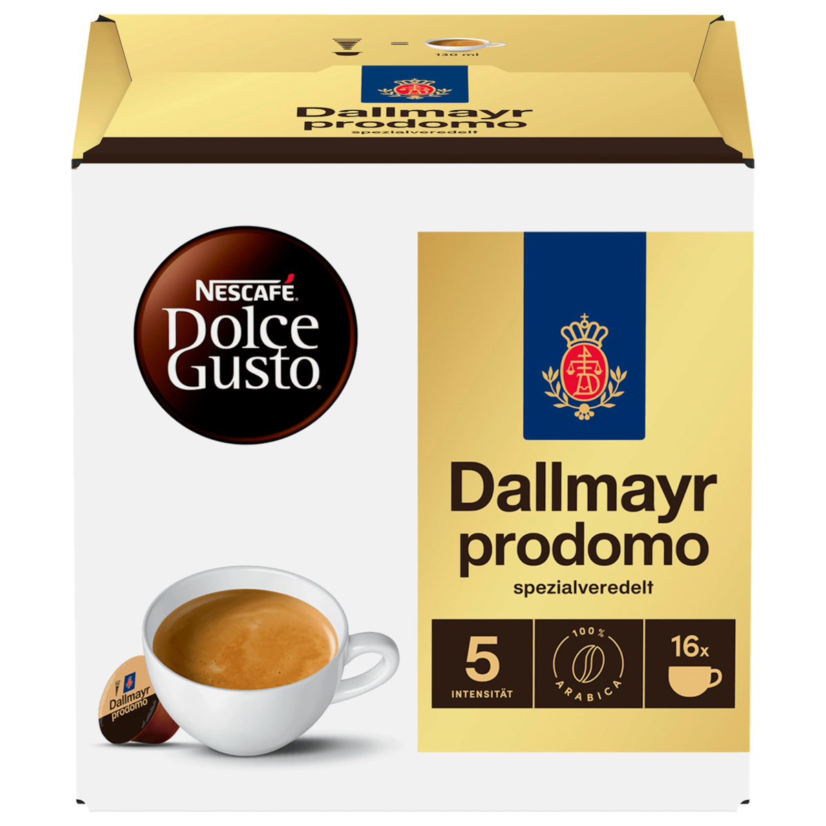 Nescafé Dolce Gusto Dallmayr Prodomo 112g, 16 Kapseln