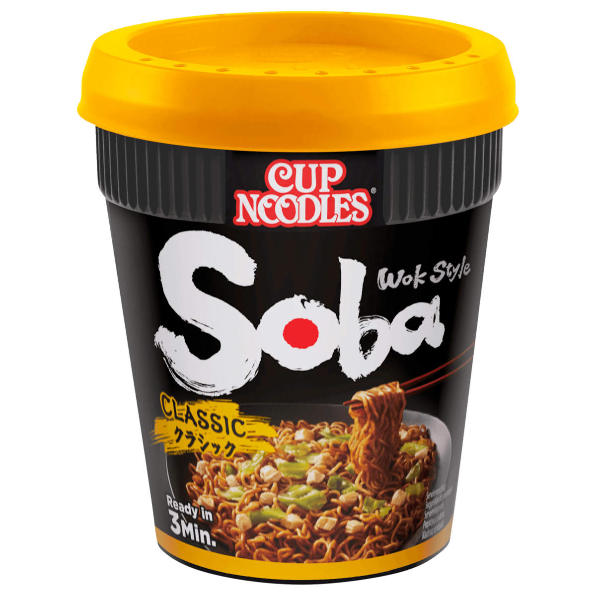Nissin Soba Nudeln mit Yakisoba-Sauce Classic 90g