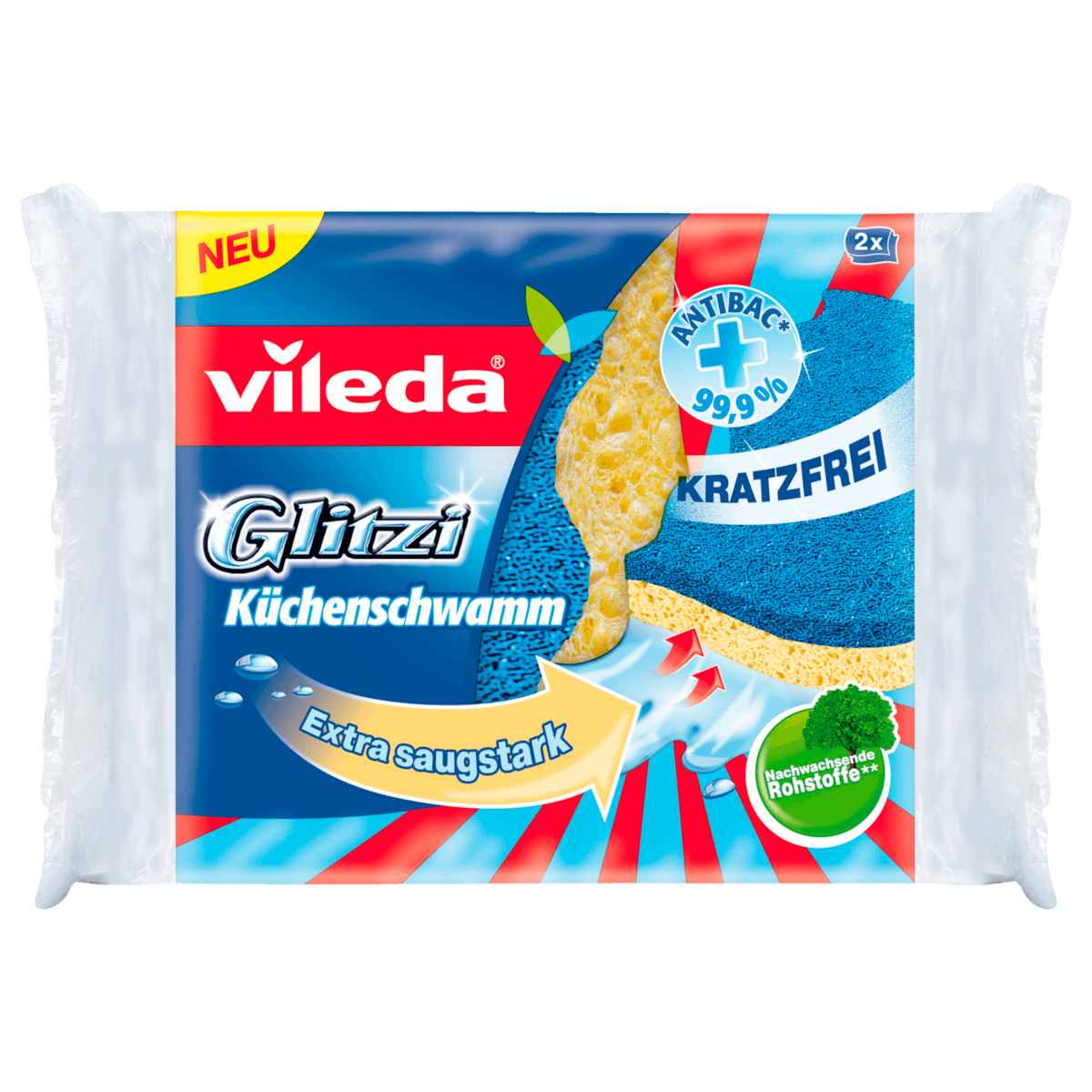 Vileda Glitzi Küchenschwamm 2 Stück