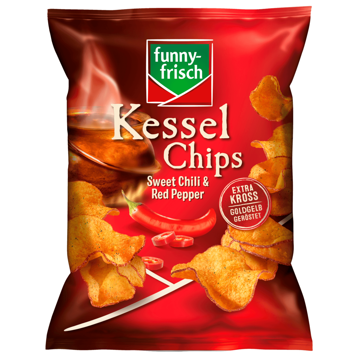 Funny-frisch Kessel Chips Sweet Chili 120g