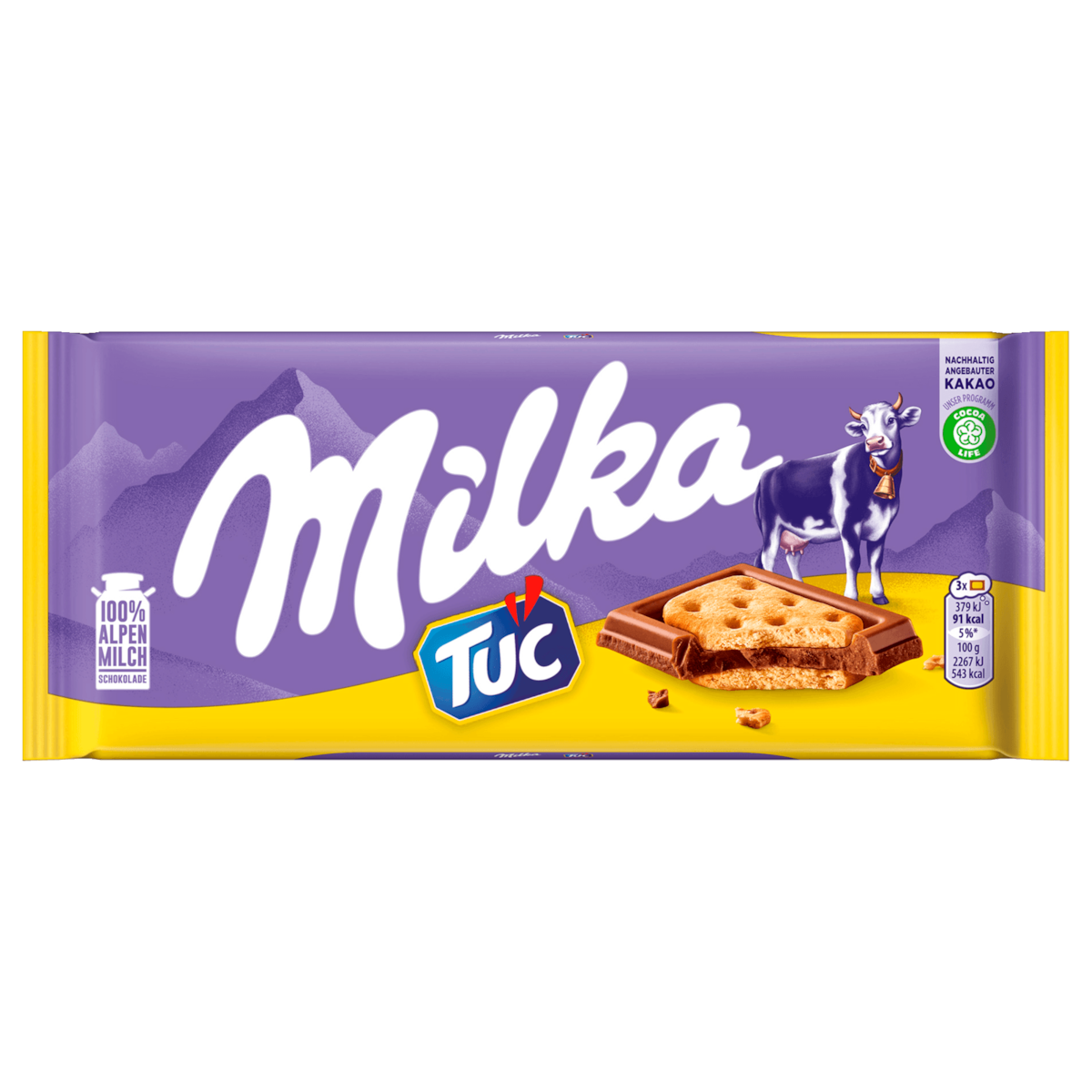 Milka Schokolade mit TUC 87g