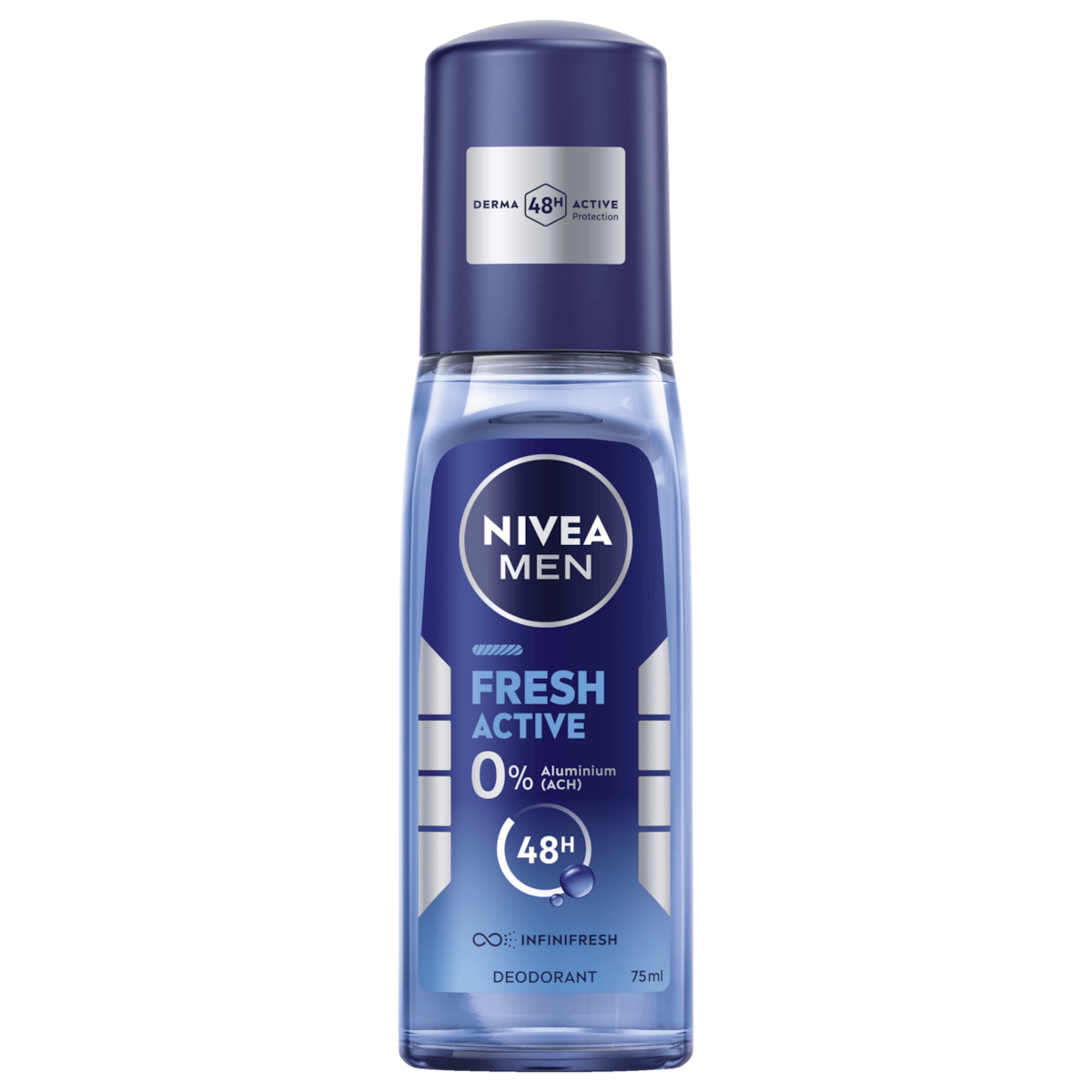 NIVEA Men Deo-Zerstäuber Fresh Active ohne Aluminium 75ml