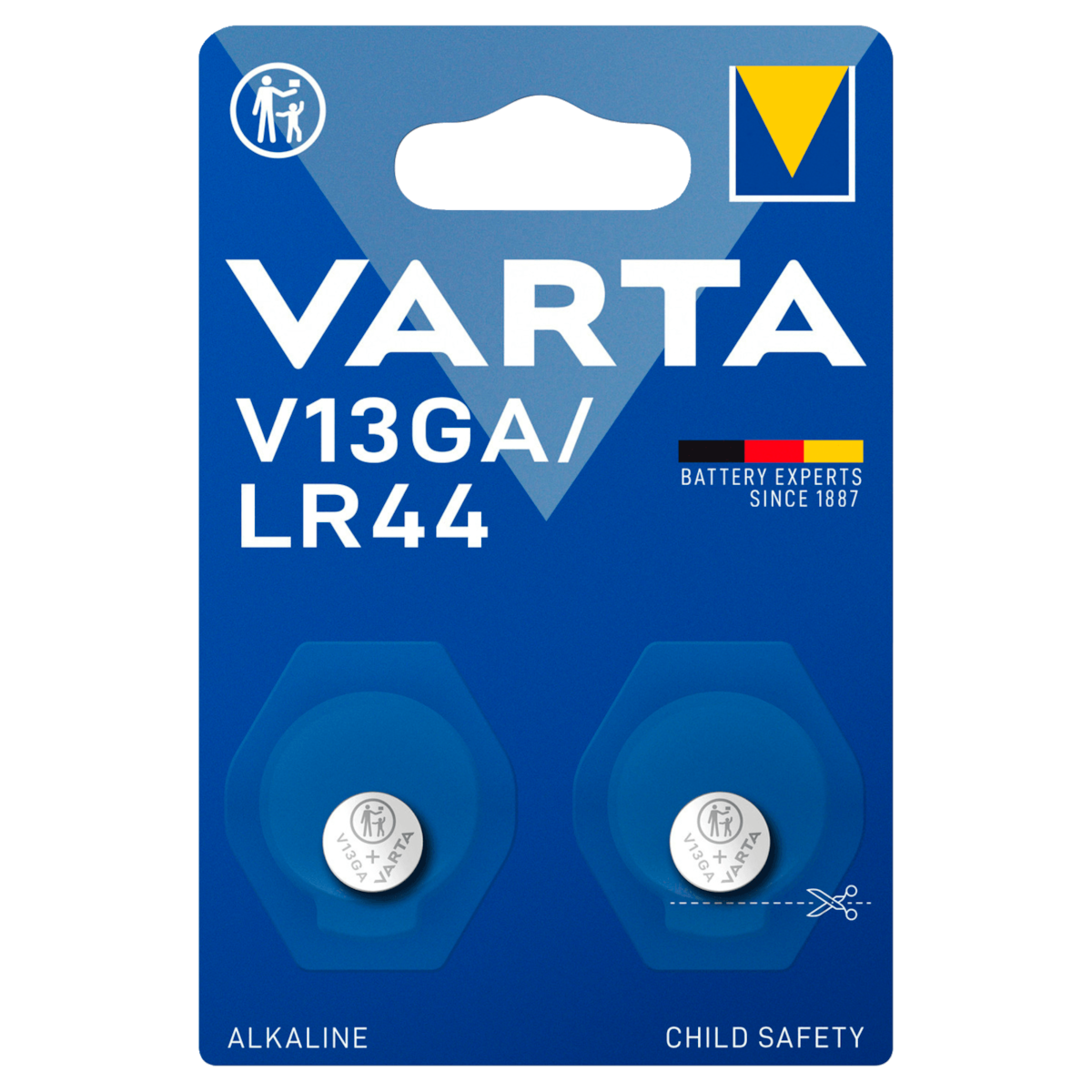 Varta Batterien V13GA/LR44 2 Stück