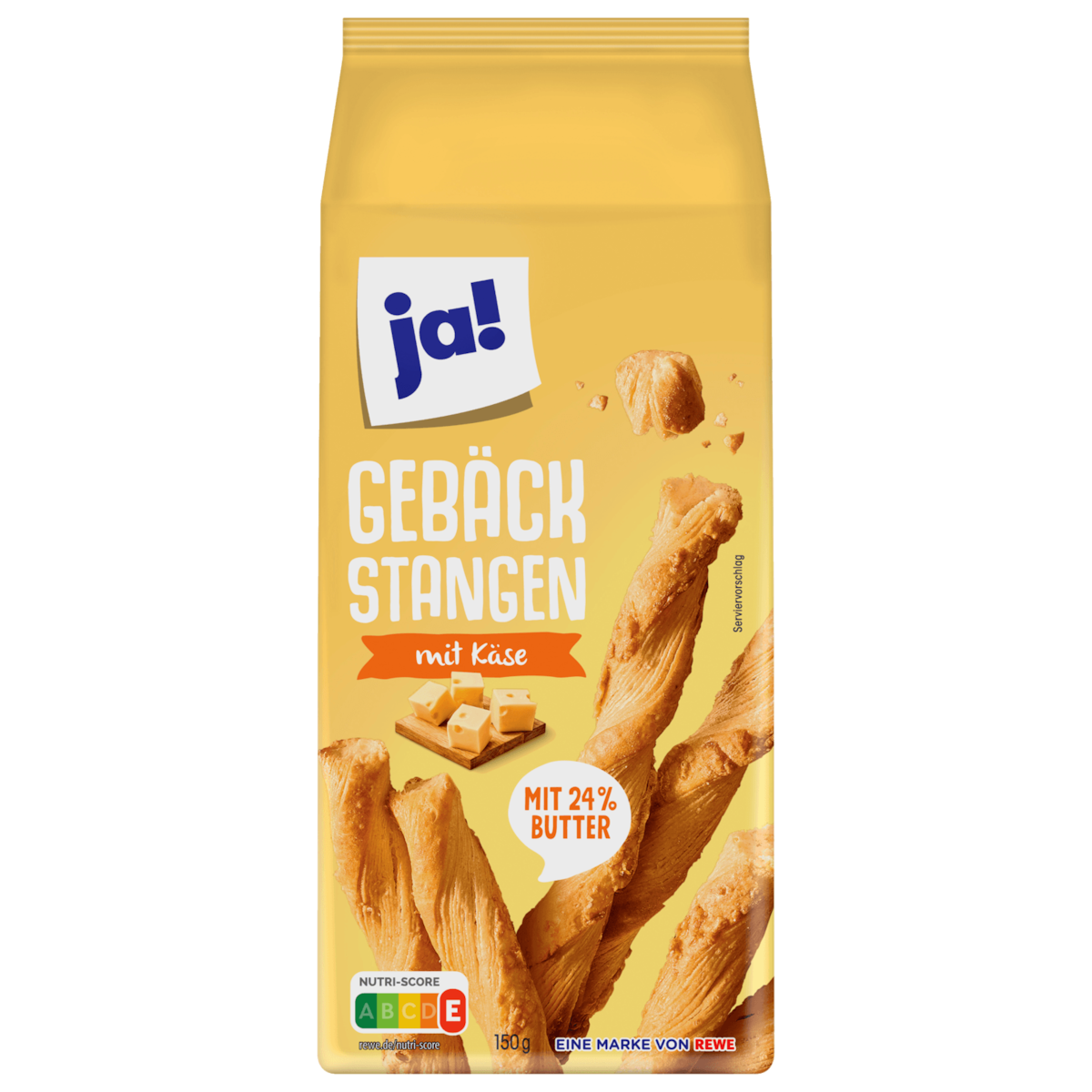ja! Käse-Gebäckstangen 150g
