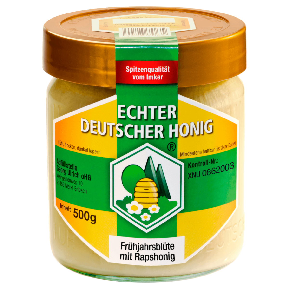 Echter Deutscher Honig Rapshonig 500g