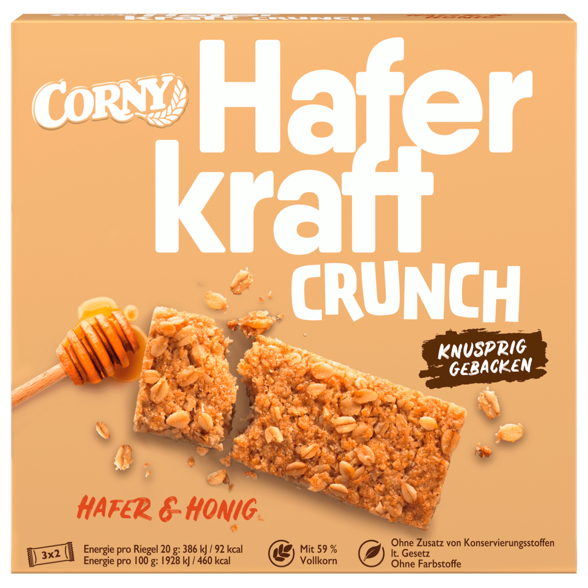 Corny Crunch Hafer & Honig 3x40g