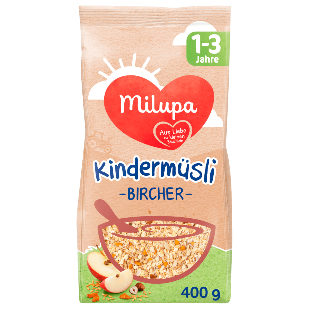 Milupa Kindermüsli Bircher Müsli 1-3 Jahr 400g
