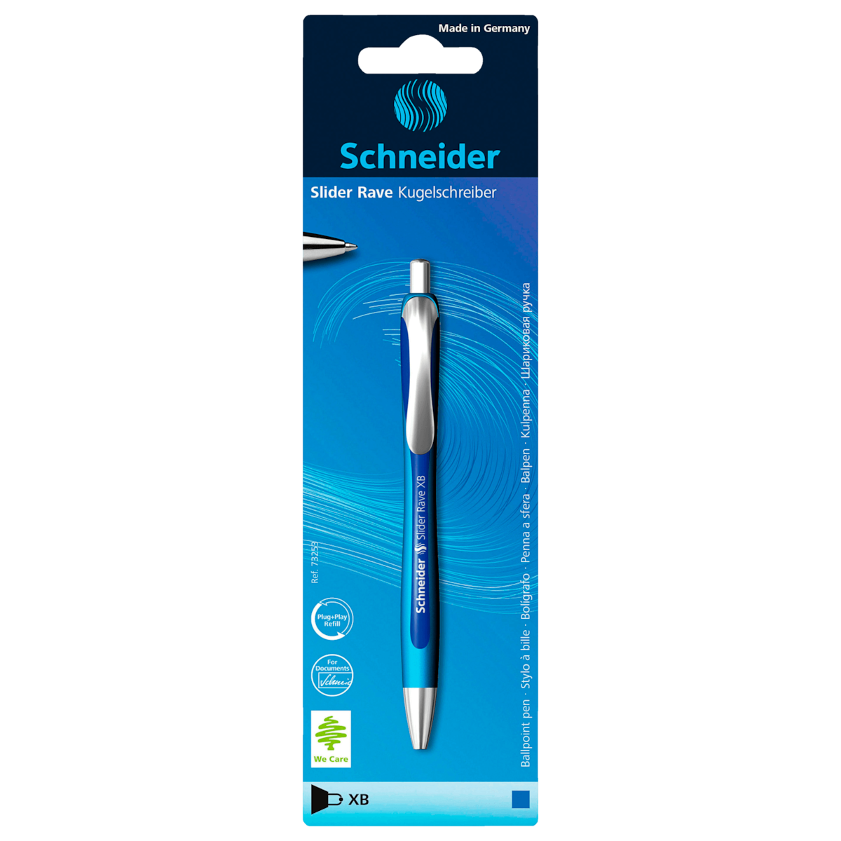 Schneider Kugelschreiber Slider Rave XB blau