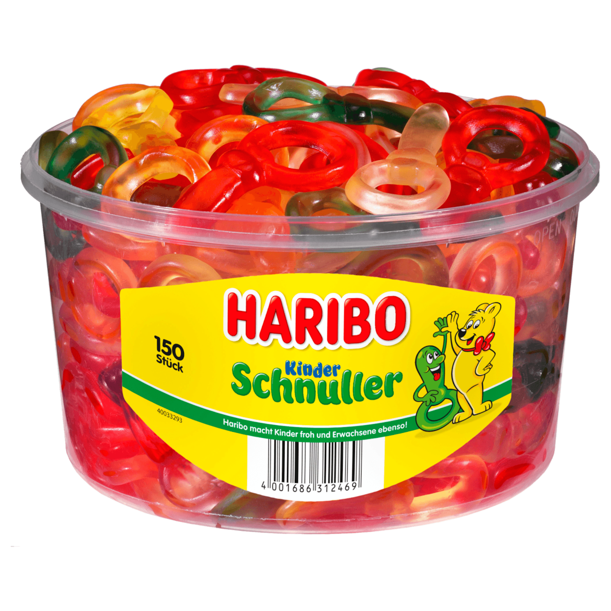Haribo Fruchtgummi Kinderschnuller Box 1,2kg