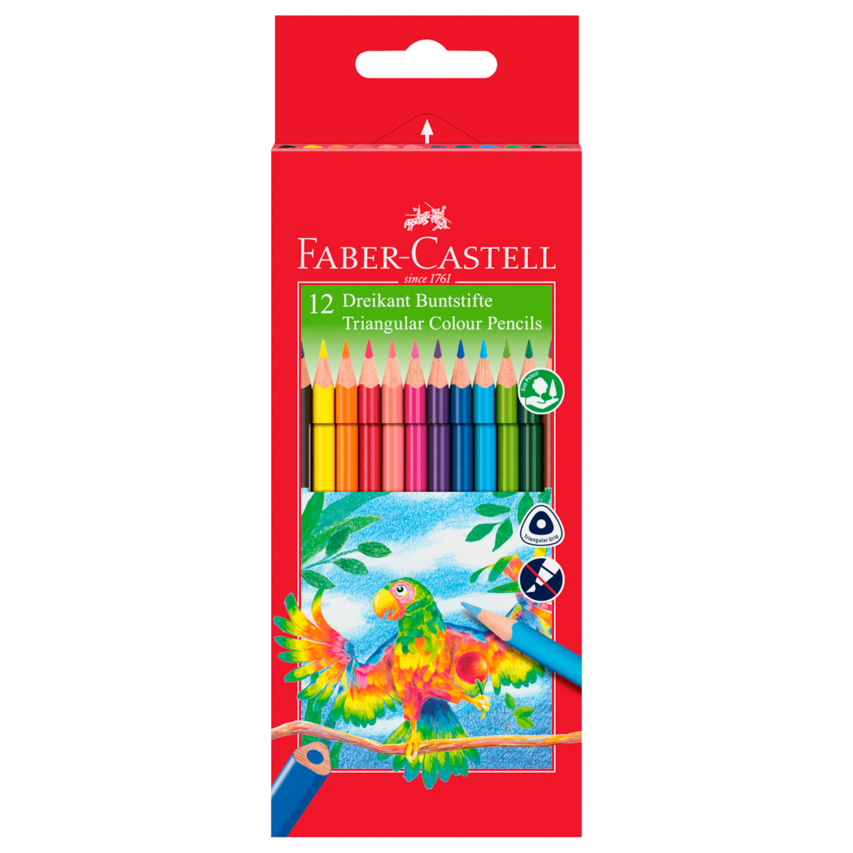 Faber-Castell Dreikant Buntstifte 12 Stück
