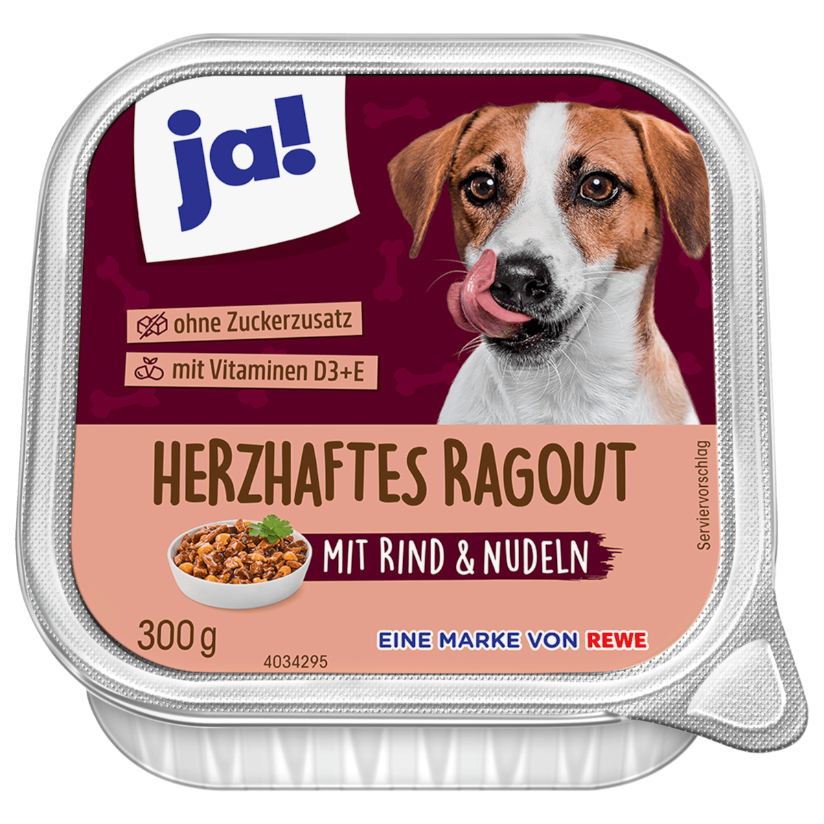ja! Herzhaftes Ragout mit Rind & Nudeln 300g