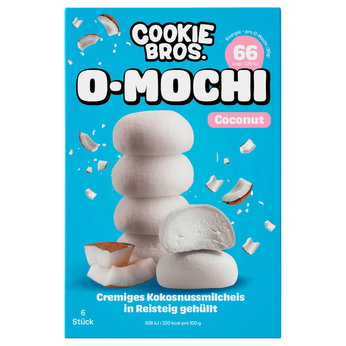 O-Mochi Mochi Eis Coconut 6 Stück, 180g