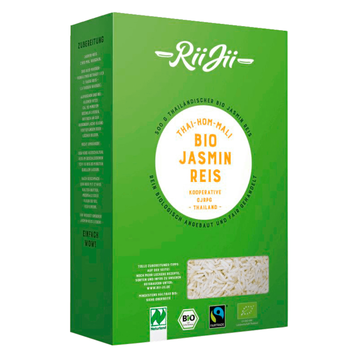 RiiJii Bio Jasmin Reis Thai Hom Mali 500g