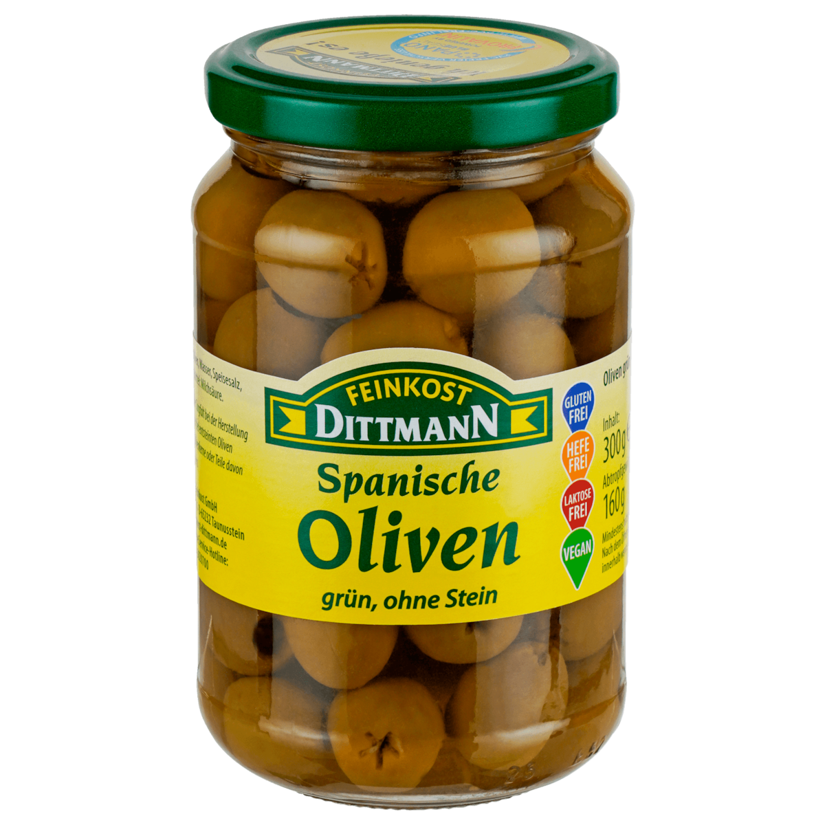 Feinkost Dittmann Oliven grün 160g