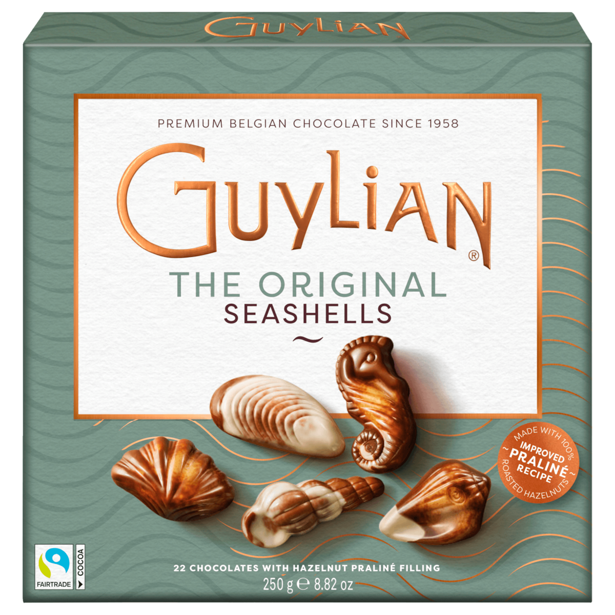 Guylian Meeresfrüchte Nuss-Nougat-Pralinen 250g