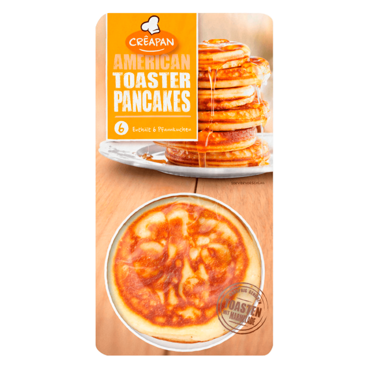 Creapan American Toaster Pancakes 300g