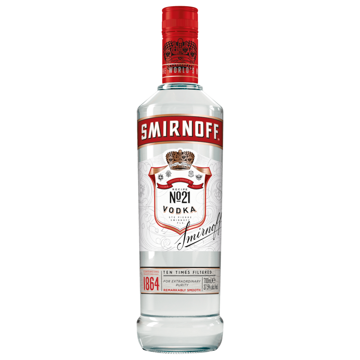 Smirnoff Red No. 21 Premium Vodka Triple Destilled 0,7l