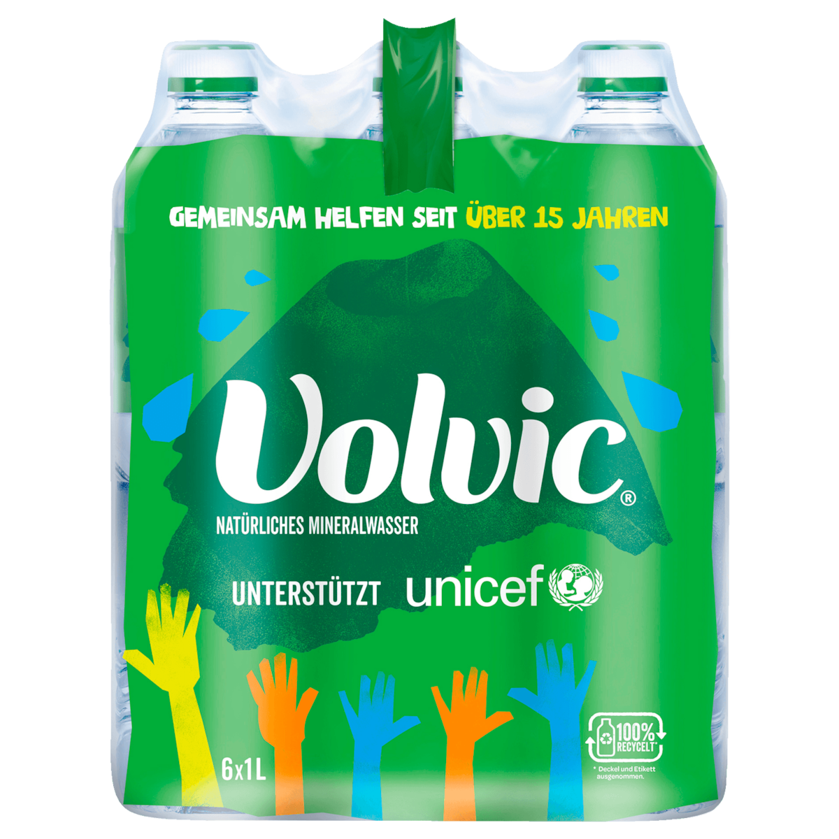Volvic Mineralwasser Naturelle 6x1l