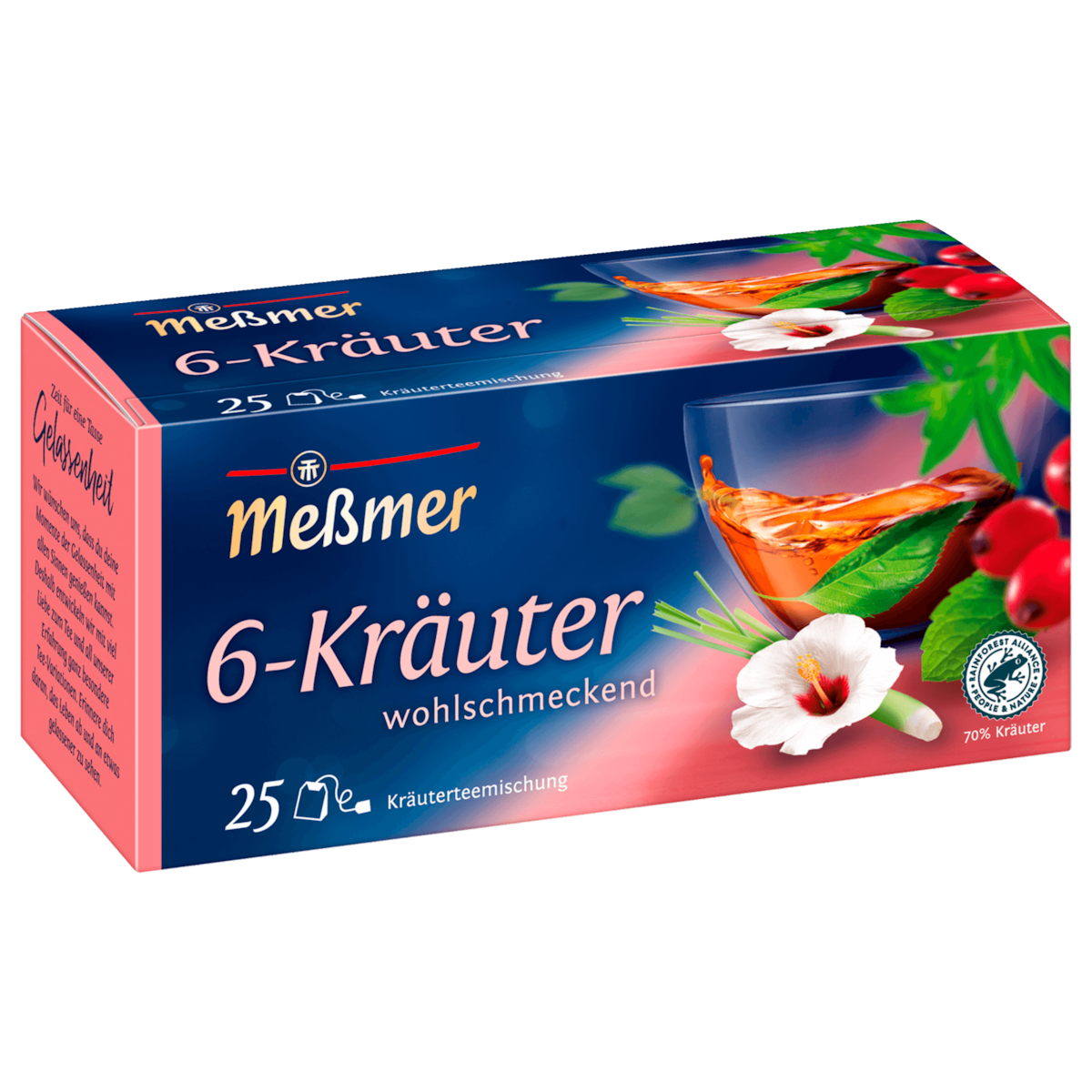 Meßmer 6-Kräuter-Mischung 50g, 25 Beutel