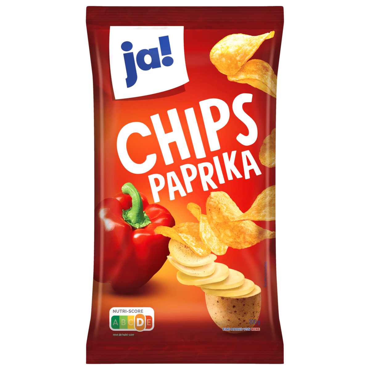 ja! Paprika Chips 200g