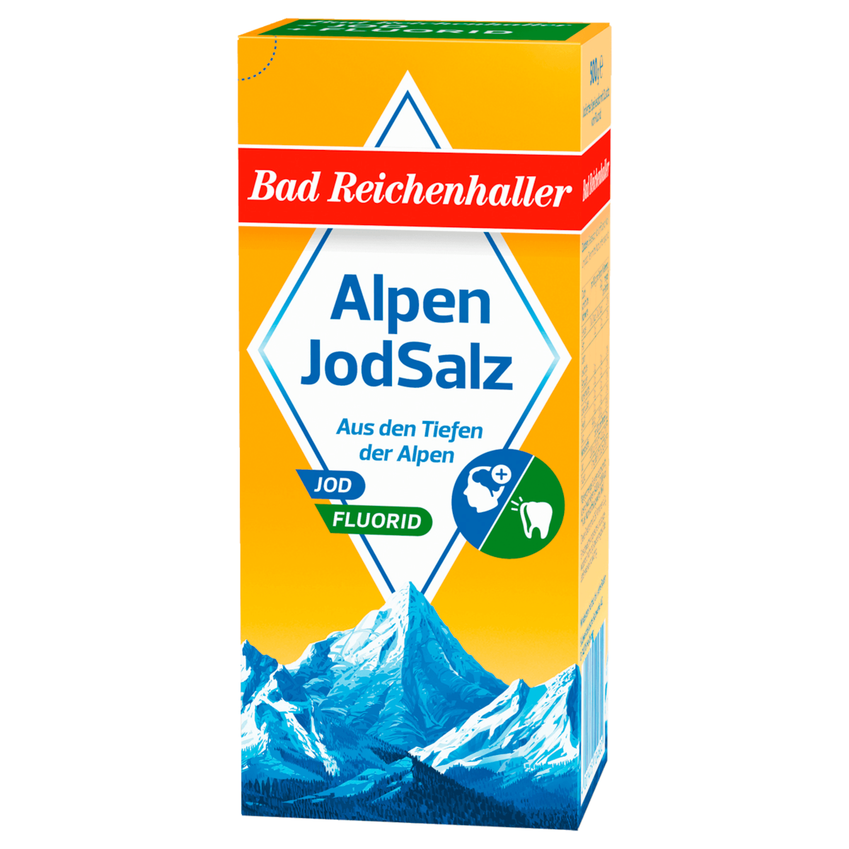 Bad Reichenhaller Marken-Jodsalz mit Fluorid 500g