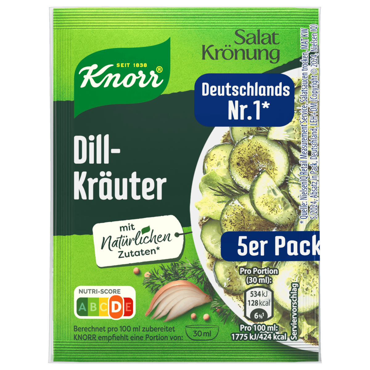 Knorr Salatkrönung Dill Kräuter Dressing 45g
