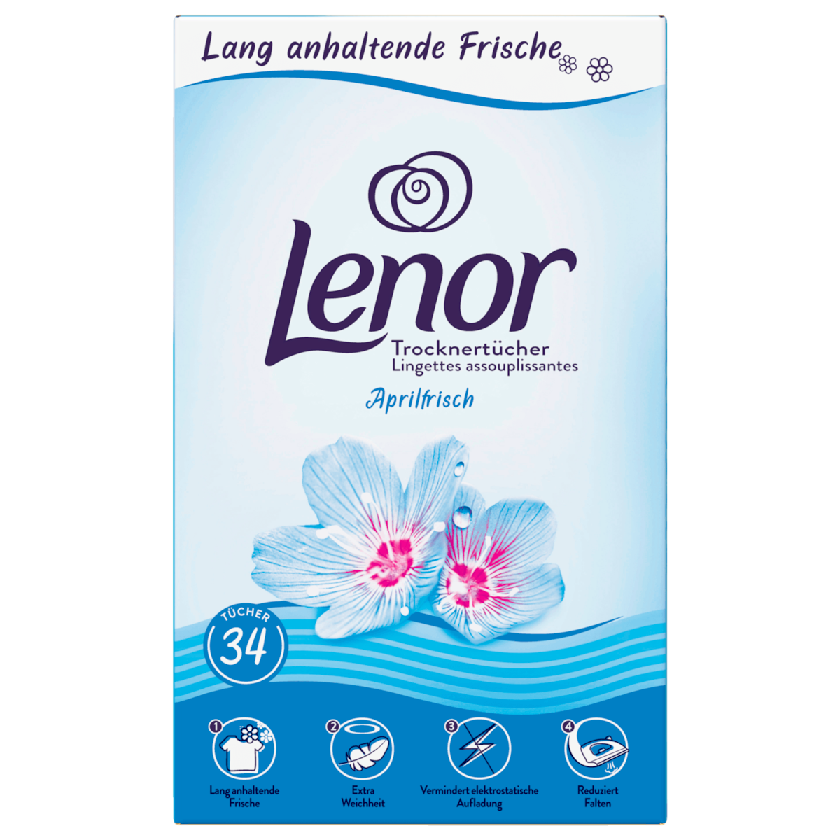 Lenor Trocknertücher Aprilfrisch 34 Stück