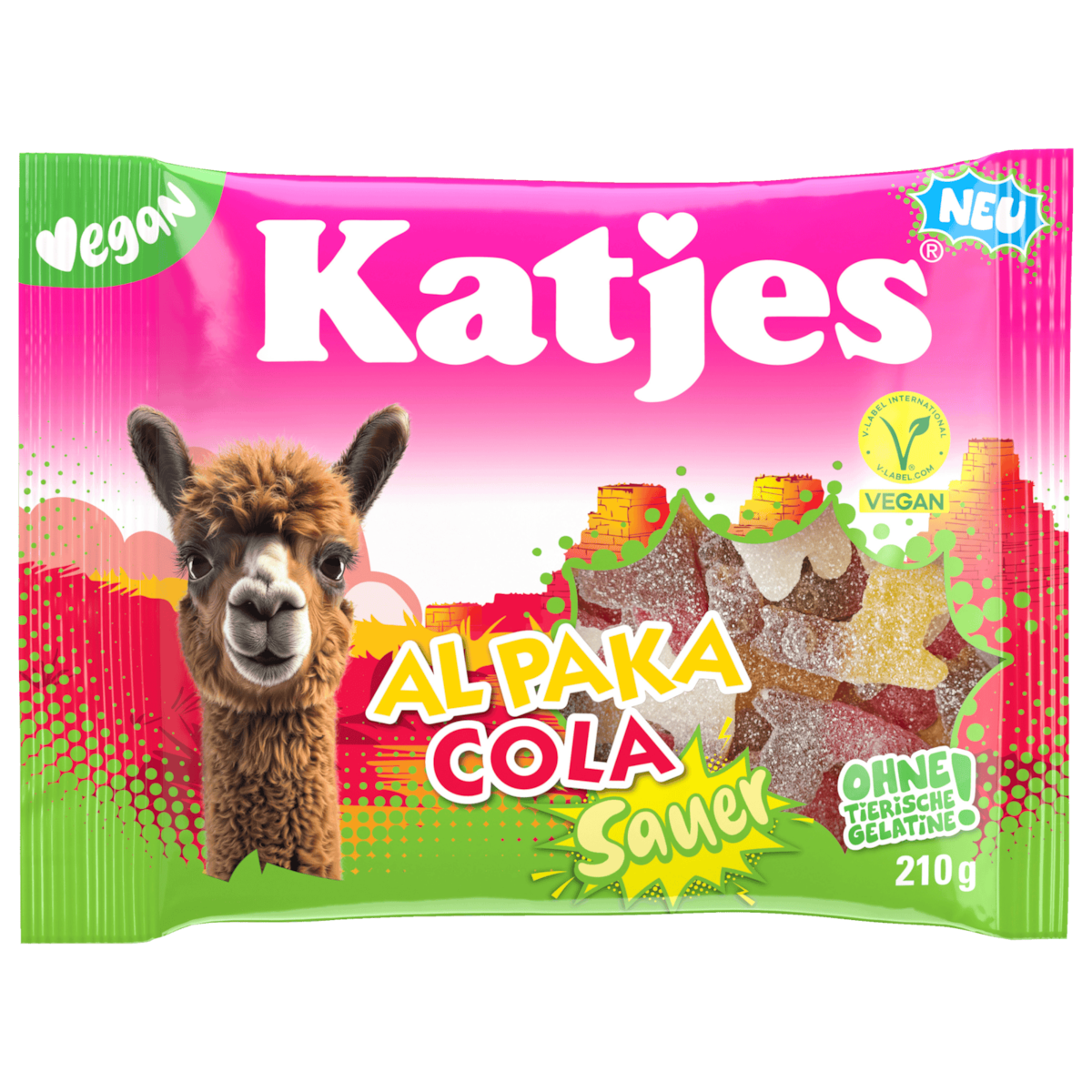 Katjes Alpaka Cola Sauer vegan 210g