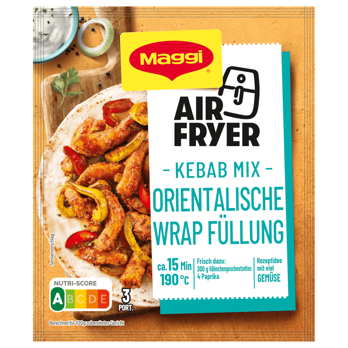 Maggi Fix Air Fryer Kebap Mix Wrap Füllung 25g