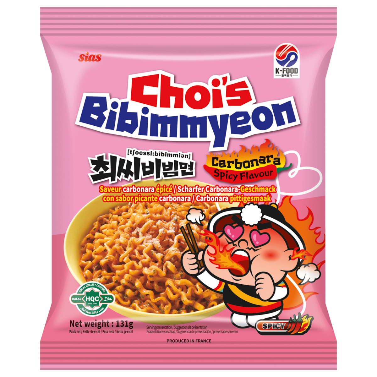 Choi´s Bibimmyeon Nudeln Carbonara 131g