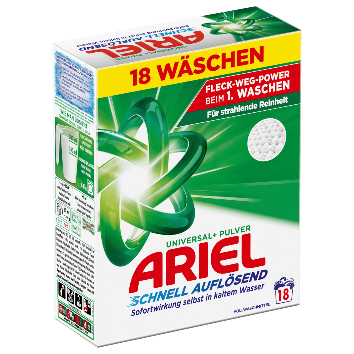 Ariel Vollwaschmittel Pulver Universal 900g 18WL