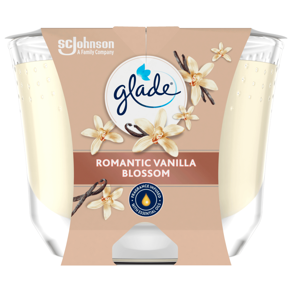 Glade Duftkerze Romantic Vanilla Blossom 1 Stück