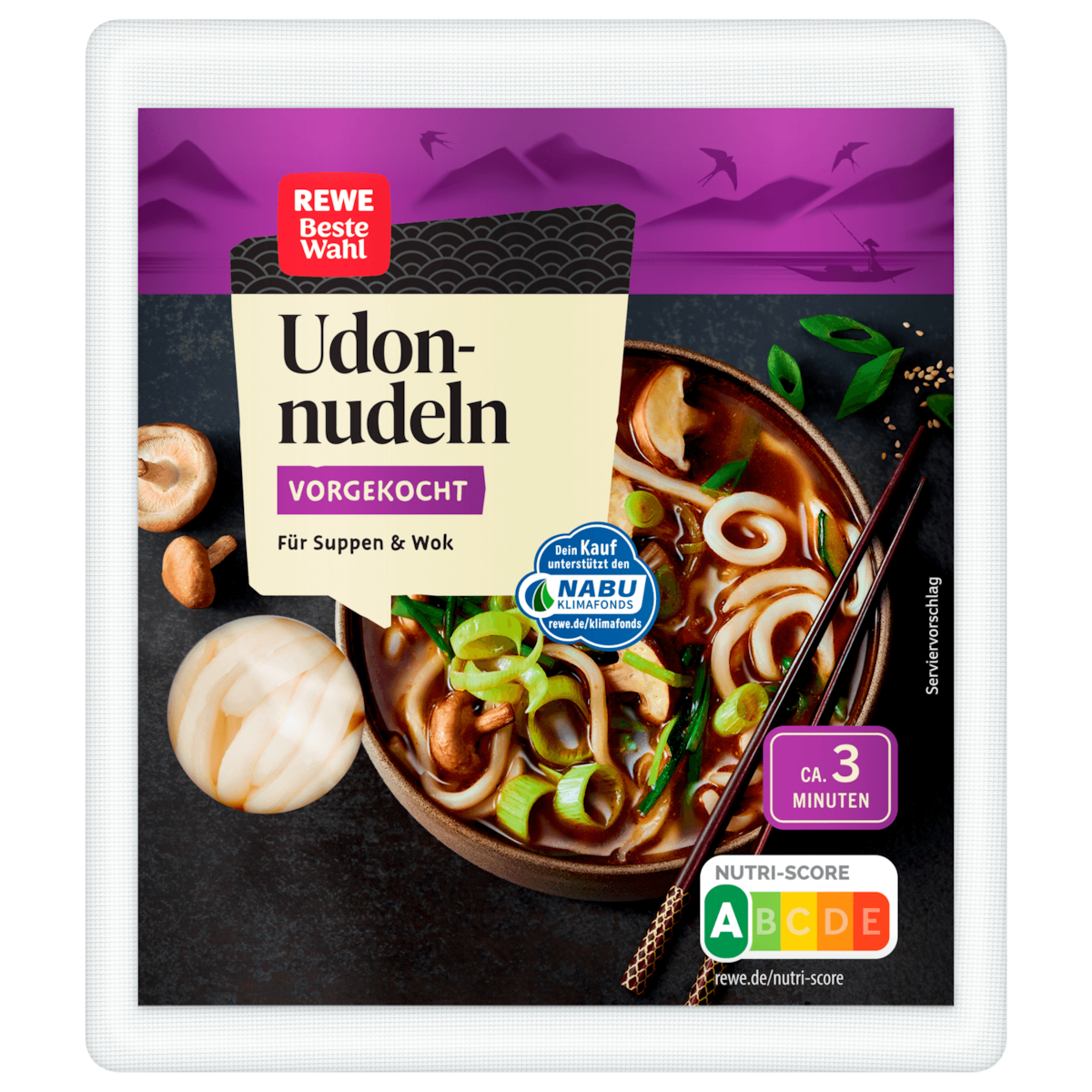 REWE Beste Wahl Udon-Nudeln vorgekocht 200g
