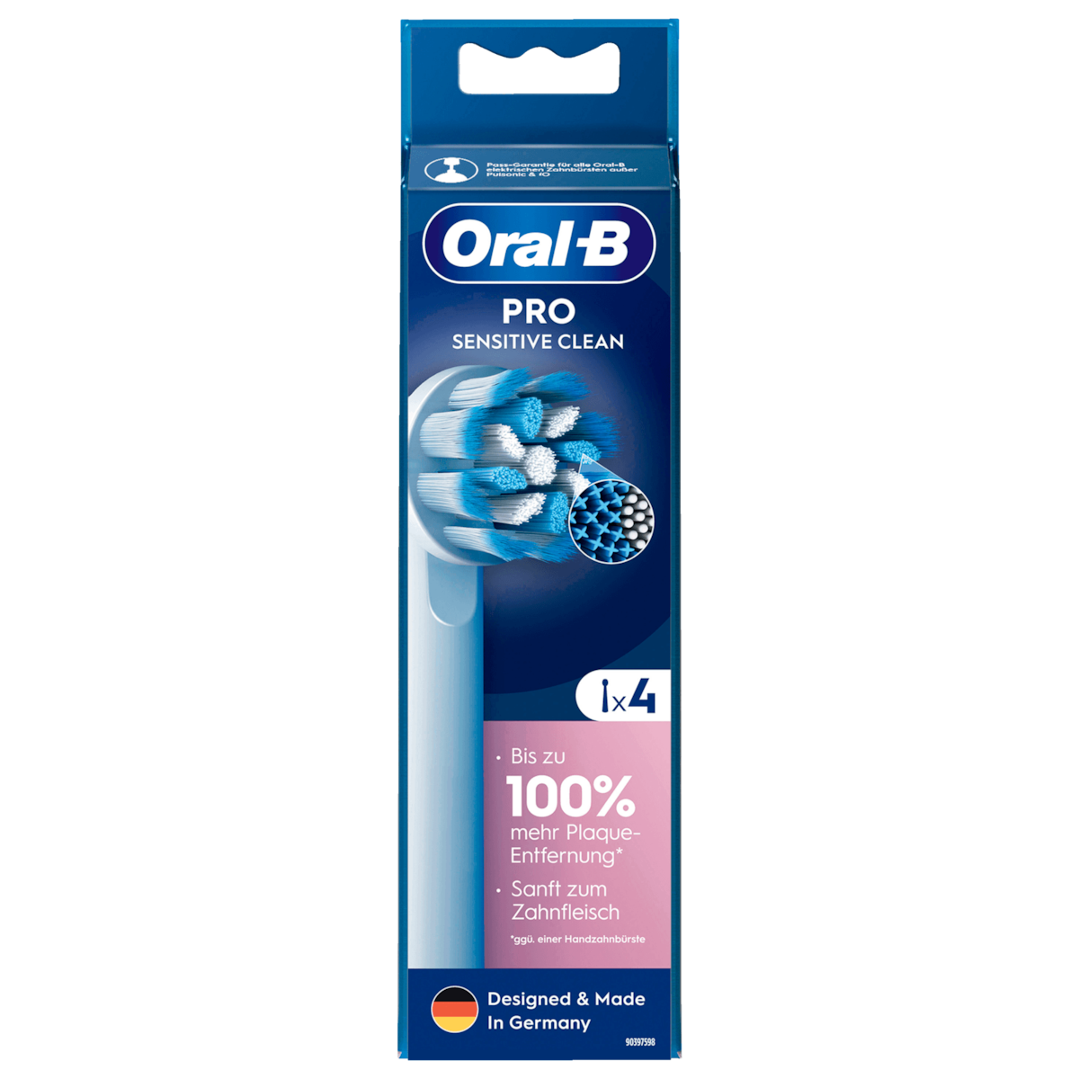 Oral-B Aufsteckbürsten Pro Sensitive Clean 4 Stück