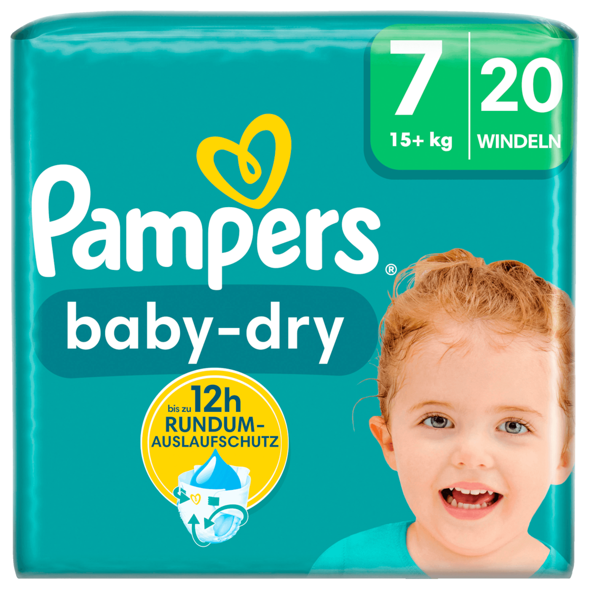 Pampers Baby-Dry Windeln Gr.7 15+kg 20 Stück