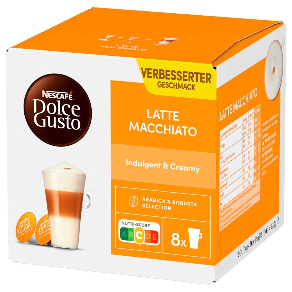 Nescafé Dolce Gusto Latte Macchiato 183,2g, 16 Kapseln