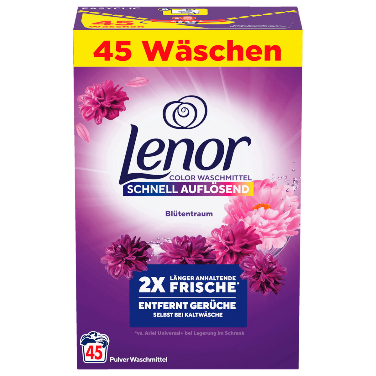 Lenor Colorwaschmittel Pulver Blütentraum 2,475kg 45WL