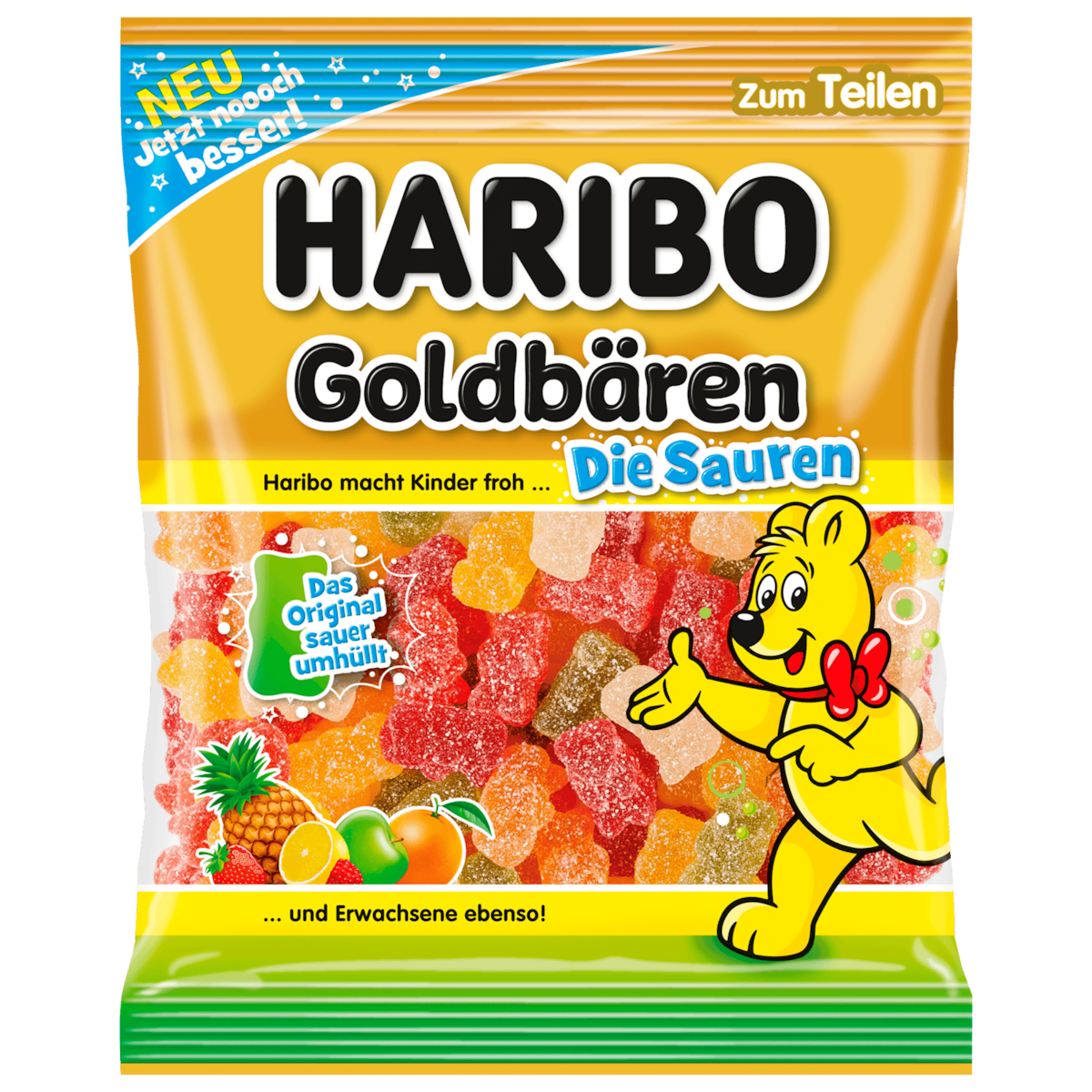 Haribo Fruchtgummi Goldbären Die Sauren 175g
