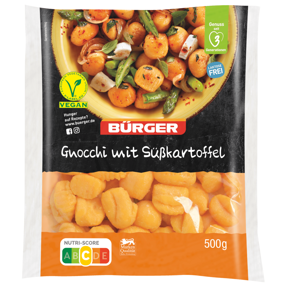 Bürger Gnocchi Süßkartoffel 500g